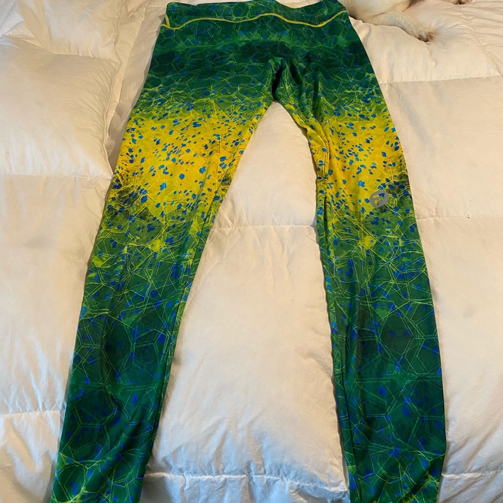 Pelagic Leggings Dorado Green Oceanflex
